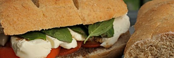 Sándwich Caprese receta