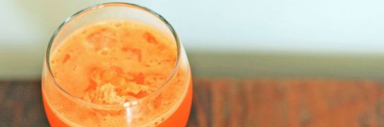 Jugo rico en potasio