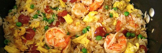 Arroz frito al estilo chino
