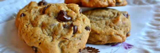 Galletas de chispas de chocolate y café Galletas de chispas de chocolate y café