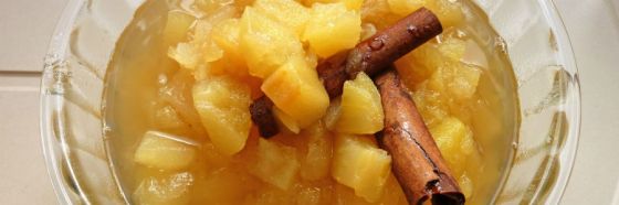 Compota de manzana