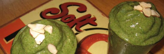 Smoothie de fresas y espinacas