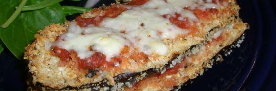 Berenjena a la parmesana Berenjena a la parmesana