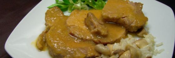 Lomo de cerdo a la naranja