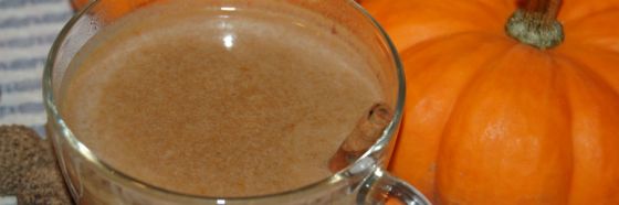 Latte de auyama especiado