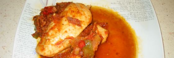 Pollo al chilindrón