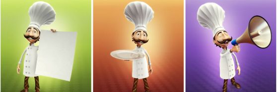 6 escalones en la evolución de un cocinero