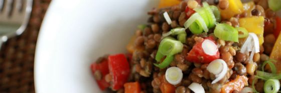 Ensalada fría de lentejas Ensalada fría de lentejas