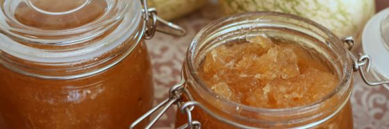 Dulce de cabello de ángel con piña