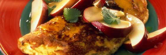 Omelette de manzanas al Calvados