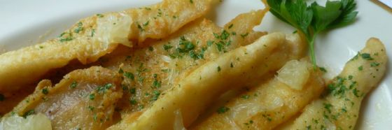 Lenguado a la mantequilla y limón