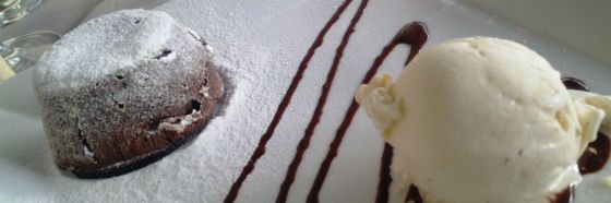 Fondant de chocolate picante