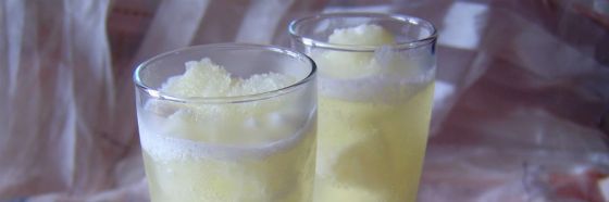 Sorbete de champagne