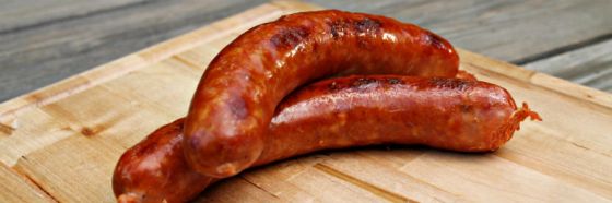 sausages chorizos grilled