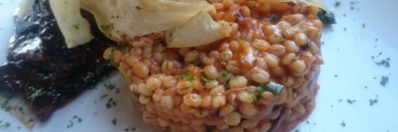 risotto cebaza asado negro cordero chef angel sanchez granja natalia