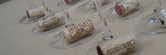 wine glasses corks