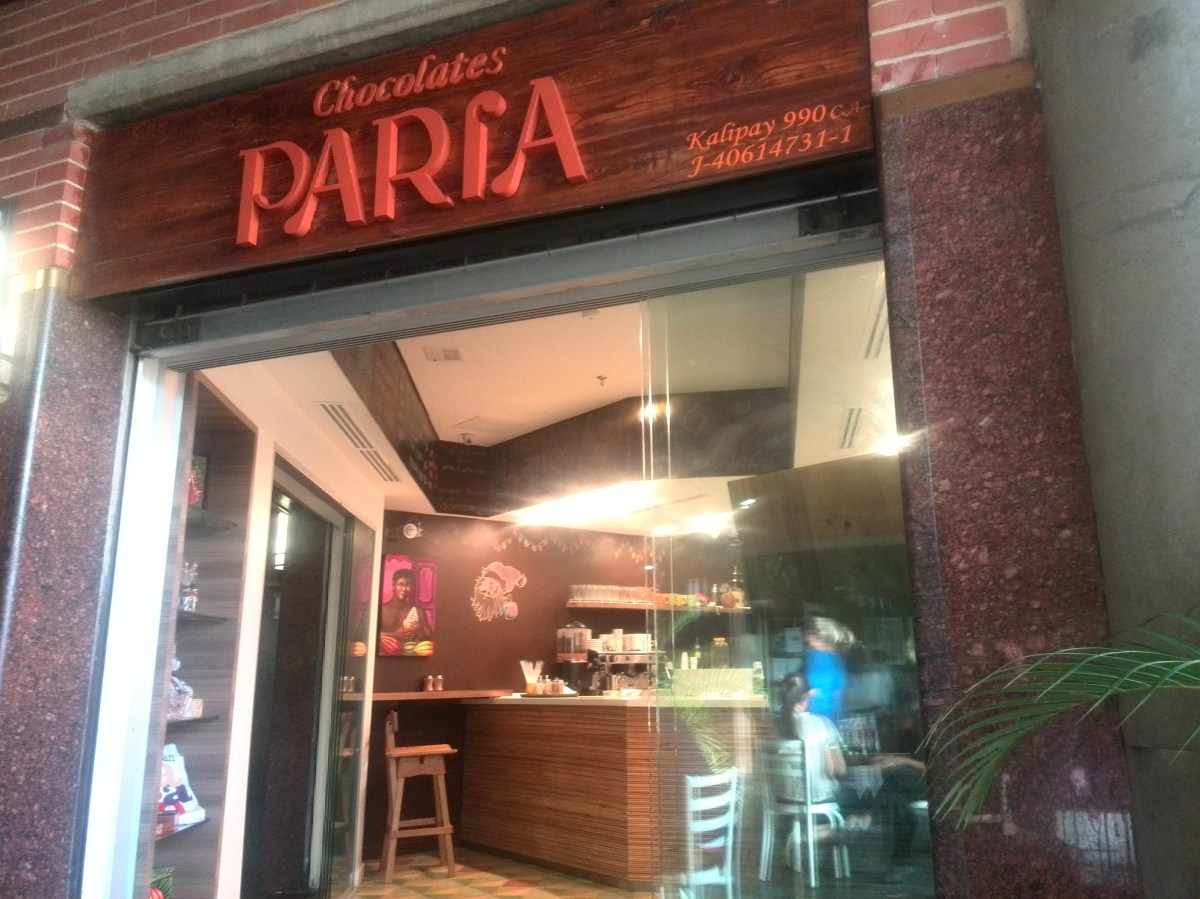 fachada tienda chocolates paria san ignacio